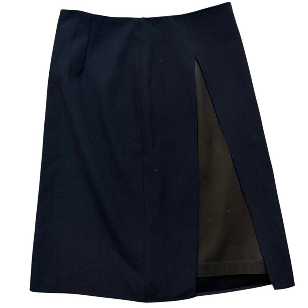 3.1 Phillip Lim Wool Pencil Skirt Lamb Trim Silk Lined Sz 2